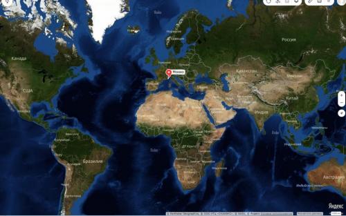 Монако на карте европы. Карта Монако на русском языке