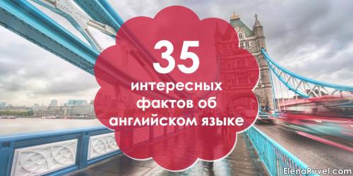 Интересные факты о насекомых на английском языке. 35 интересных фактов об английском языке