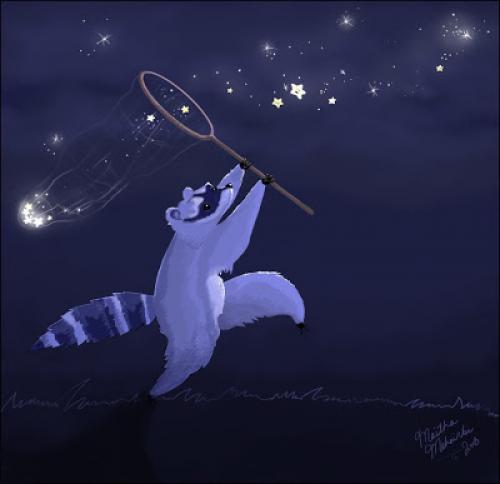 Легенда про енота. В фольклоре индейцев енот занимает то место, которое славянские народы отвели хитрой рыжей лисе.