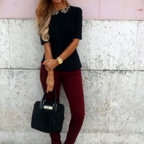 Цвет одежды и характер человека бордовый. Психология бордового цвета в одежде