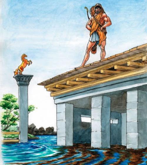 Авгиевы конюшни картинки. Авгиевы конюшни. Шестой подвиг Геракла