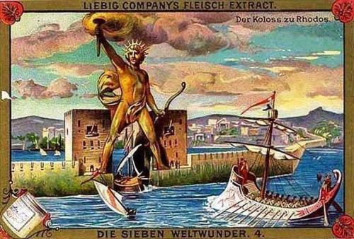 Колосс Родосский 7 чудес света. Колосс Родосский 07