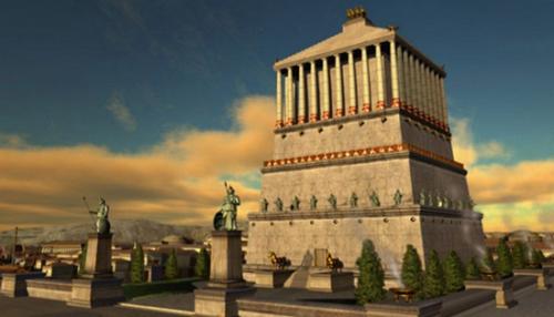 7 чудес света описание кратко.  Мавзолей в Галикарнасе