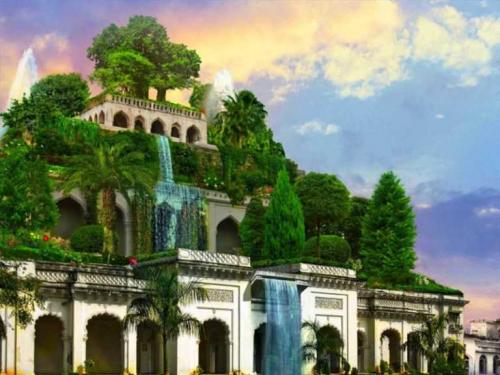 Висячие сады 7 чудес света. 2 Висячие сады Семирамиды 13 Висячие сады 7 чудес света. 2 Висячие сады Семирамиды 13