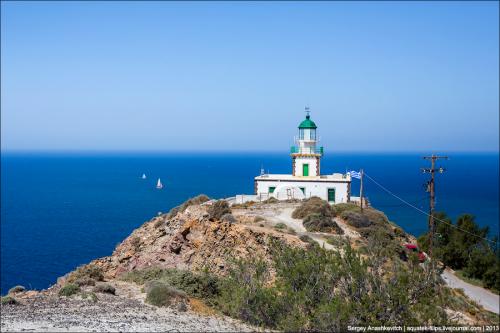 Фаросский маяк крым. Маяк Фарос на острове Санторини