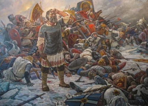 Исход ледового побоища. 1242 год. ЛЕДОВОЕ ПОБОИЩЕ