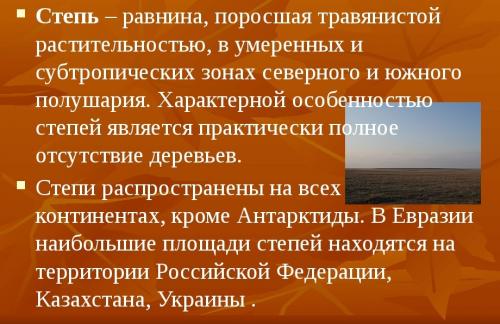 Интересные факты о степи