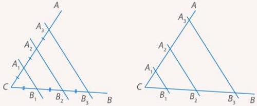 Докажите теорему Фалеса. Обобщенная теорема Фалеса