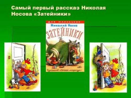 Носов телефон краткое содержание для читательского дневника. Найти себя в профессии!