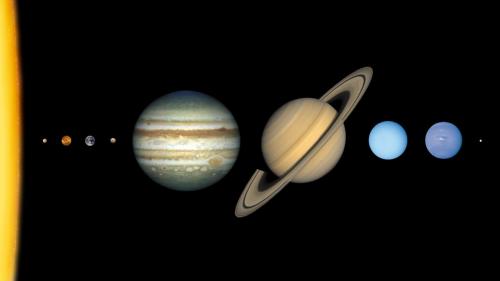 Диаметр планет Солнечной системы. О массах и плотностях планет