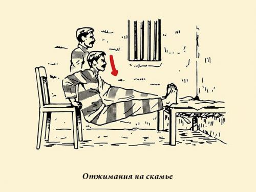 Тренировки в тюрьме. Собственно упражнения