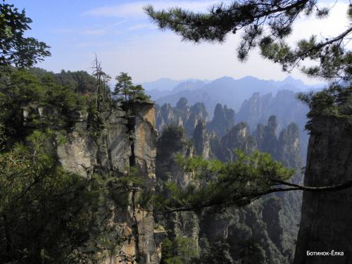 Горы Тяньцзи Китай. Гора Тяньцзы