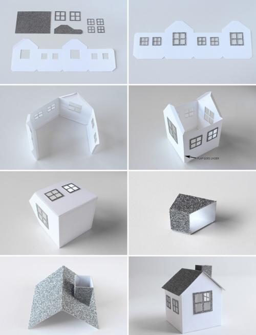 Как сделать домик из бумаги своими руками схемы. Домик из бумаги — современные идеи и рекомендации, как просто и быстро сделать домик (100 фото)