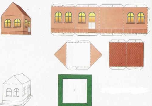 Как сделать домик из бумаги своими руками схемы. Домик из бумаги — современные идеи и рекомендации, как просто и быстро сделать домик (100 фото)