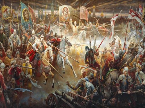 Почему пересвет и челубей сражались. Самая известная картина 02