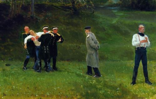 Из за чего лермонтов стрелялся на дуэли. Малоизвестные факты о дуэли Мартынова и Лермонтова 02