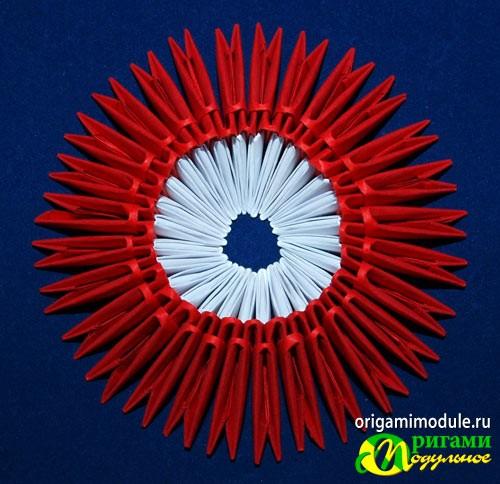 Лебедь из модулей. Лебедь Модульное оригами