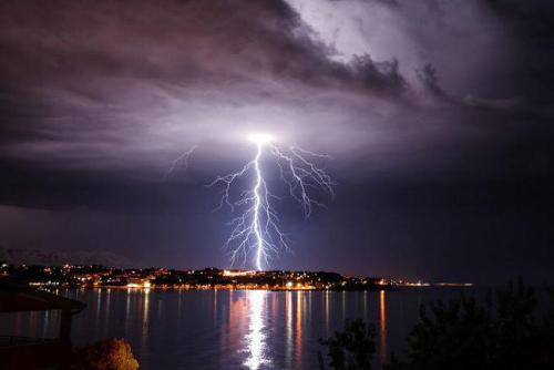 В какое дерево чаще всего бьет молния. Когда молния бьёт в дерево! 04