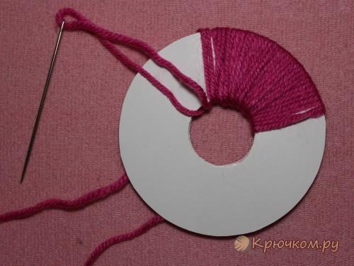 Как сделать шарики из ниток для вязания. Как сделать помпон из ниток