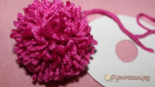 Как сделать шарики из ниток для вязания. Как сделать помпон из ниток