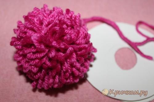 Как сделать шарики из ниток для вязания. Как сделать помпон из ниток