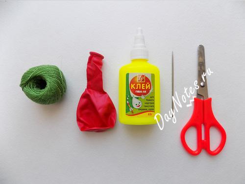 Как быстро высушить шар из ниток. Шар паутинка своими руками + секрет успеха