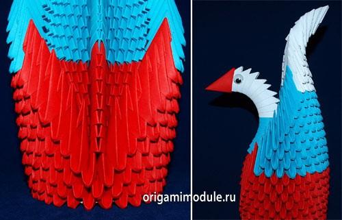 Оригами Модульное лебедь. Лебедь Модульное оригами