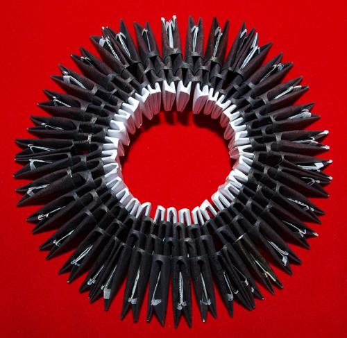 Лебедь оригами из модулей. Лебедь в черном | Модульное оригами лебедь схема