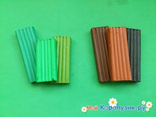 Как сделать дерево из пластилина. Как слепить дерево из пластилина.