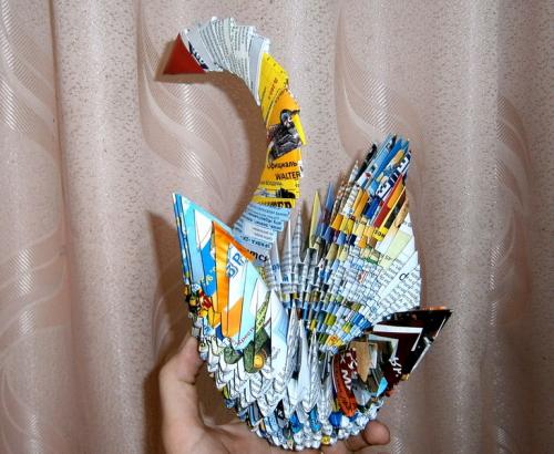 Как сделать лебедя из бумаги своими руками 37 Как сделать лебедя из бумаги своими руками 37