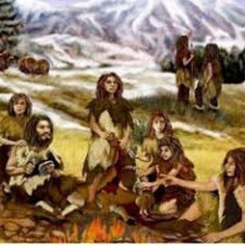 Череп древнего человека и современного. Внешность первобытного человека