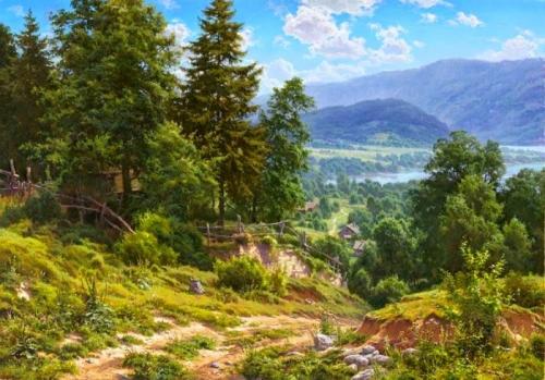 Пейзажи молодых российских художников. Немного о художнике