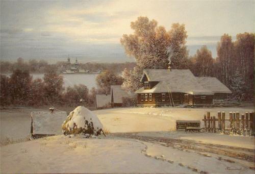 Пейзажи молодых художников россии. Очень русские пейзажи Дмитрия Колпашникова