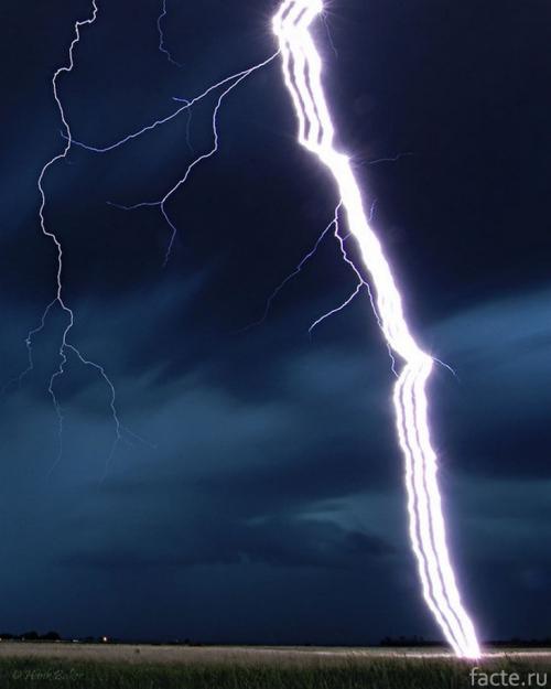 Красная молния. Красные спрайты, синие струи и другие необычные виды молний