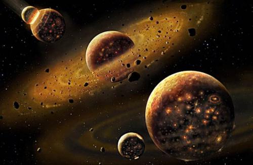 Происхождение названий планет и объектов Солнечной системы. Стадии образования Солнечной системы
