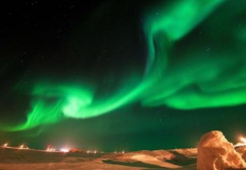 Северное сияние — небесный огонь