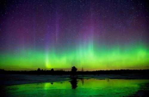 Северное сияние — небесный огонь