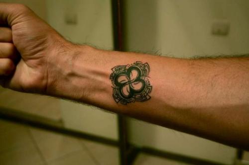 Тату с символом удачи. Китайские татуировки на удачу 15