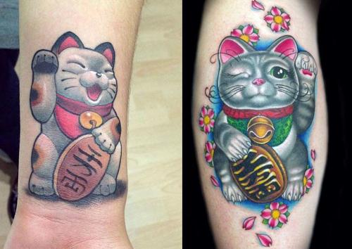 Тату с символом удачи. Китайские татуировки на удачу