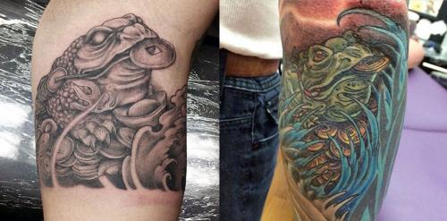 Тату с символом удачи. Китайские татуировки на удачу