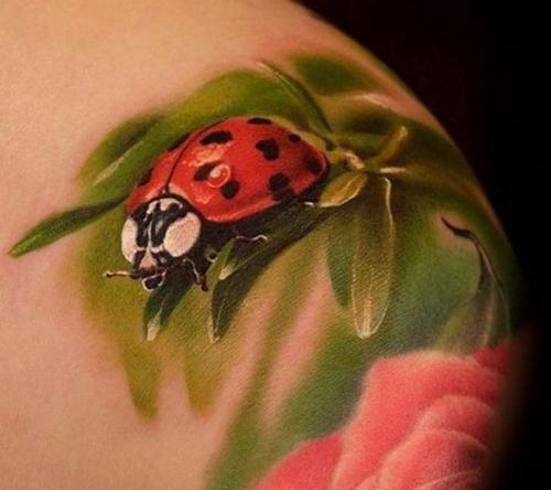 Тату с символом удачи. Китайские татуировки на удачу 20