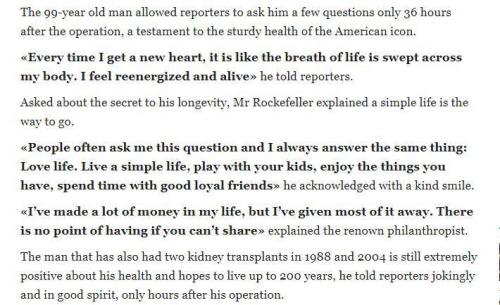 Рокфеллер умер 2021. 4 новые почки и 7 купленных сердец для Рокфеллера: впечатляющая игра 101-летнего миллиардера с жизнью и смертью