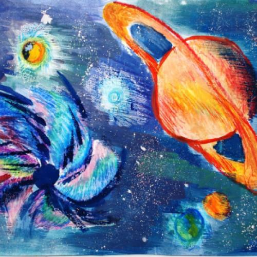 Космические тела рисунок. Звезды, планеты