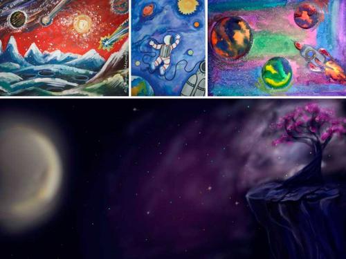 Космические тела рисунок. Звезды, планеты