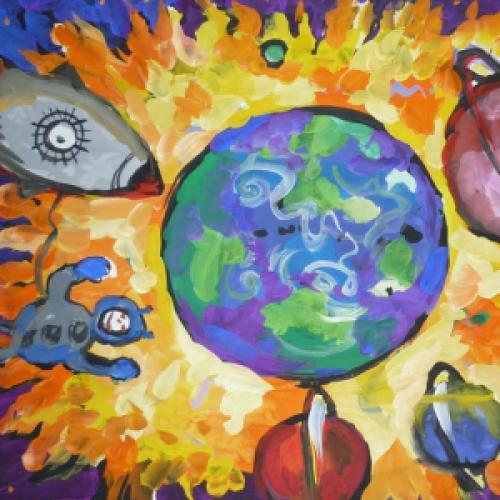 Космические тела рисунок. Звезды, планеты