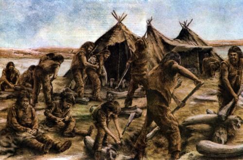 Как древние люди строили дома. Кроманьонцы