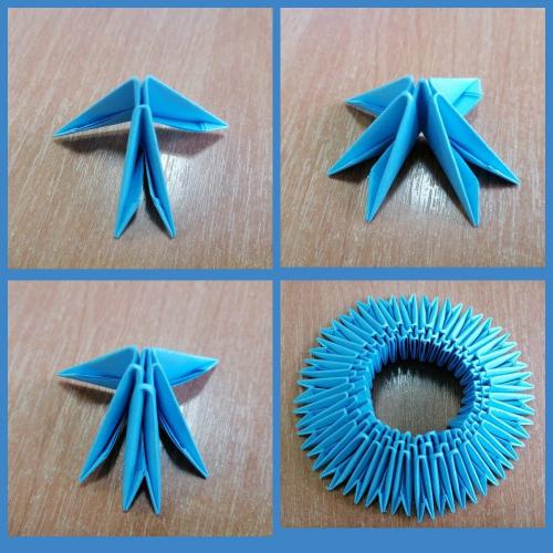 Удивительные лебеди из модулей: искусство модульного оригами 29