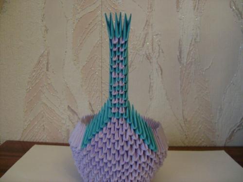 Лебеденок из бумажных треугольных модулей. Лебедь из модулей – пошаговая инструкция с фото и видео