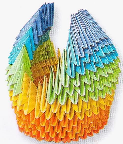 Как соединить модули между собой для создания схем оригами лебедь. Крылья, лапы и хвосты лебедя из оригами