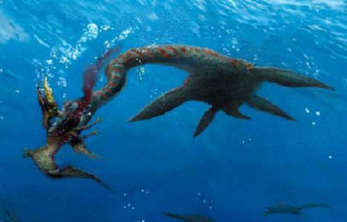 Морской динозавр название. Морские динозавры — Потрясающее зрелище